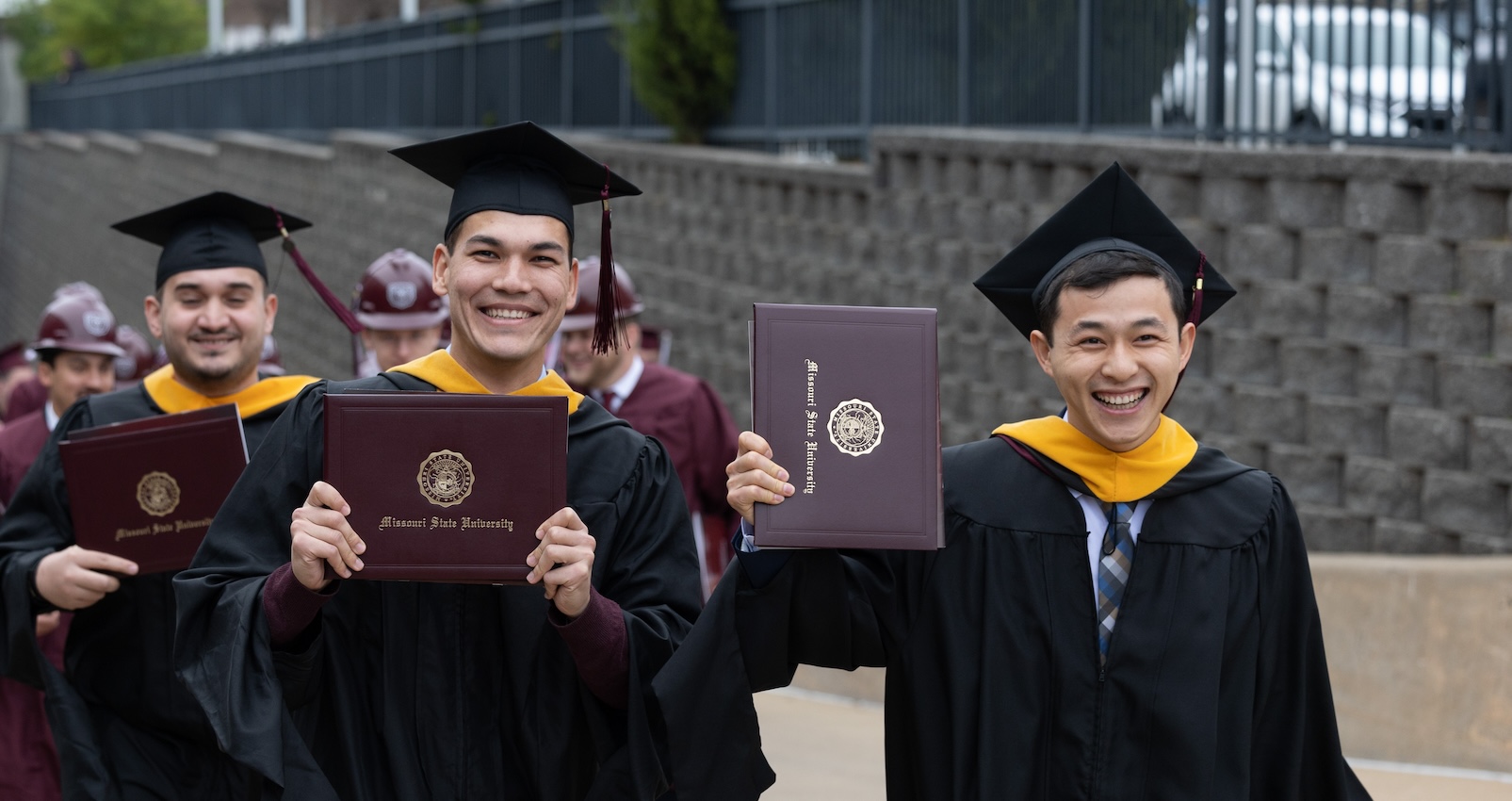 Graduate Students at Commencement